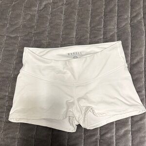White 2 inch inseam NoBull shorts size small